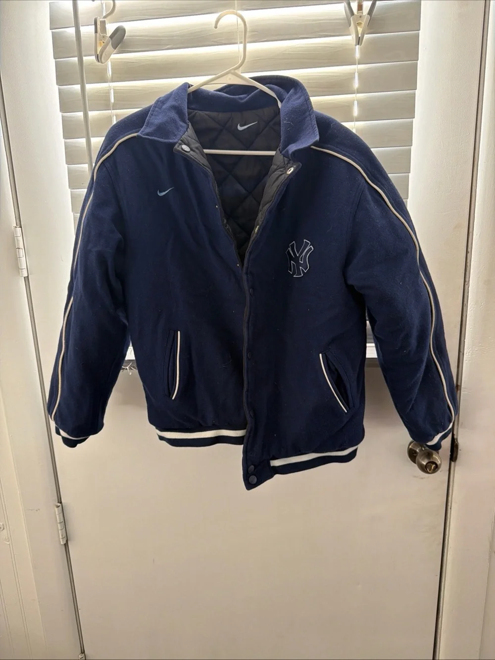Vintage Nike New York Yankees Reversible Jacket - Youth XL